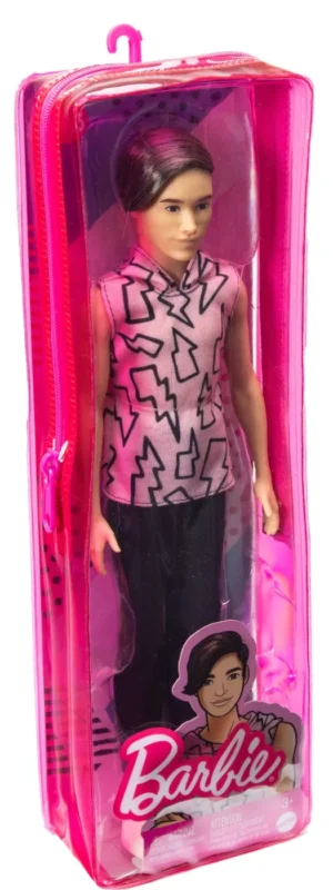 Barbie Papusa Baiat Fashionistas Cu Maiou Cu Imprimeu Cu Fulgere