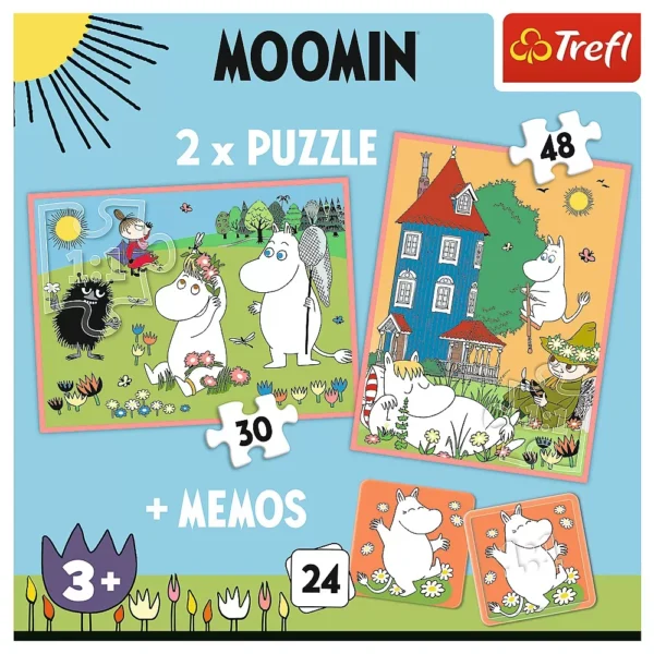 Puzzle Trefl 2in1 Memo Moomin 3