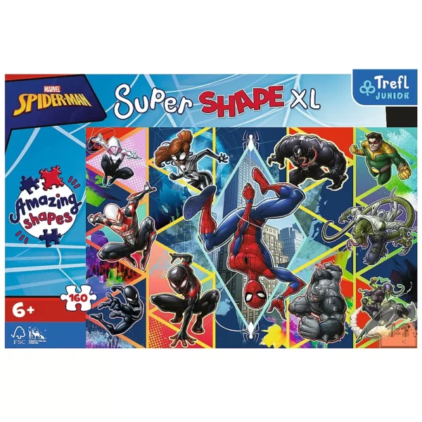 Puzzle Trefl Primo Super Shape Xxl 160 Spiderman 2